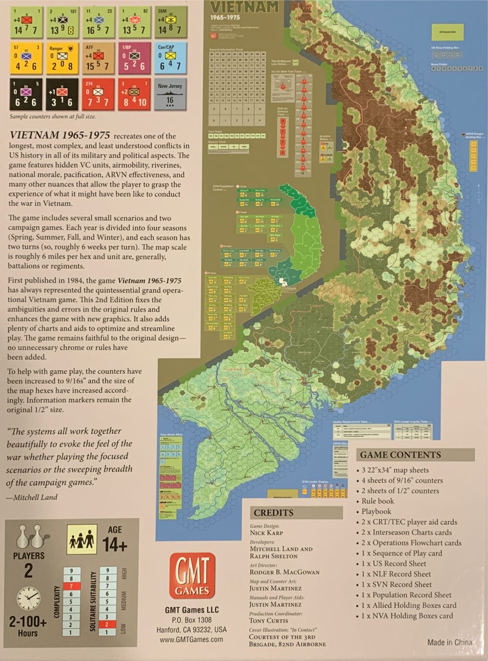 Viet Nam 1965-1975  (2) board game collectible [Barcode 817054012329] - Main Image 2