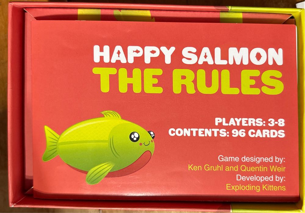 Happy Salmon  (3-8) board game collectible [Barcode 852131006792] - Main Image 3