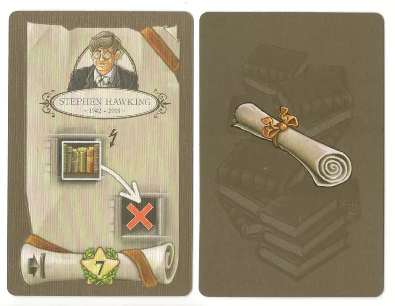 Newton: Stephen Hawking Promo  board game collectible - Main Image 2
