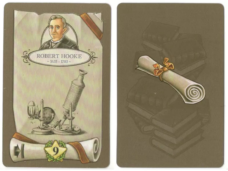 Newton: Robert Hooke  board game collectible - Main Image 2