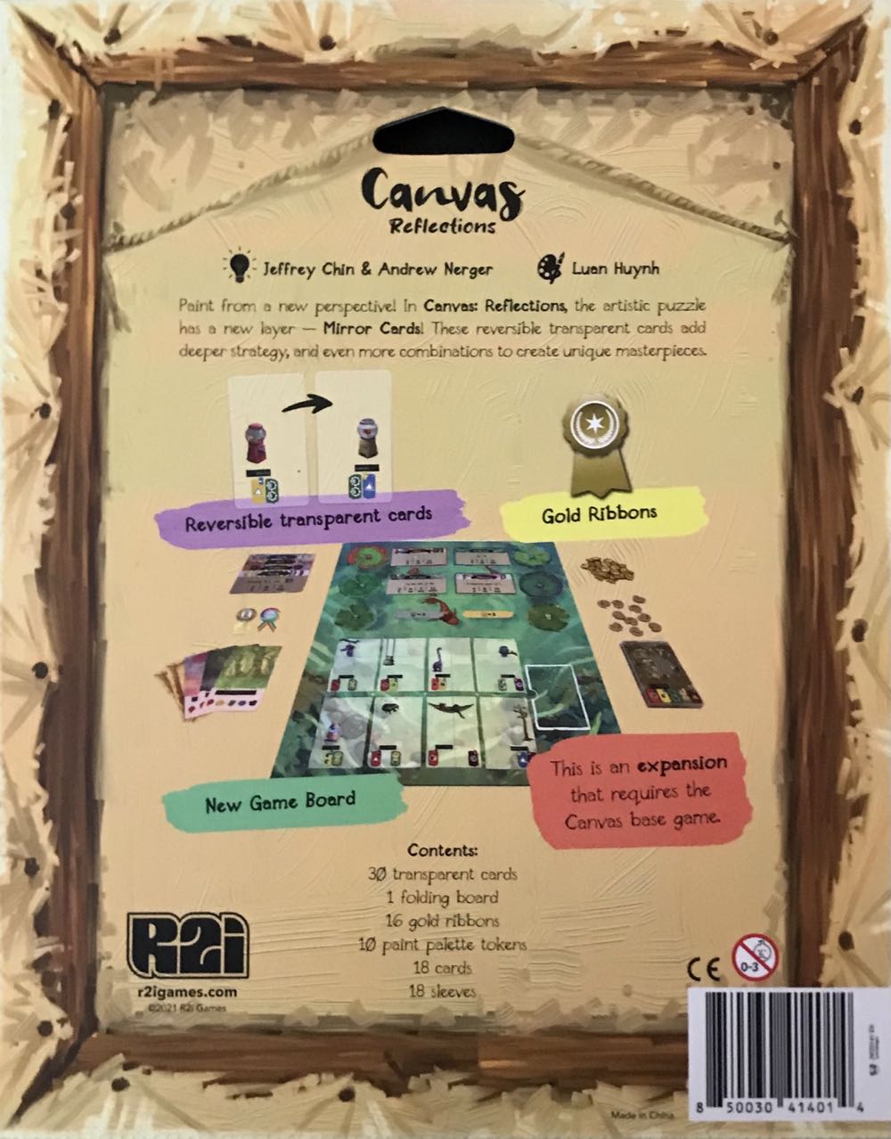 Canvas: Reflections (Deluxe)  (1-5) board game collectible [Barcode 850030414021] - Main Image 2