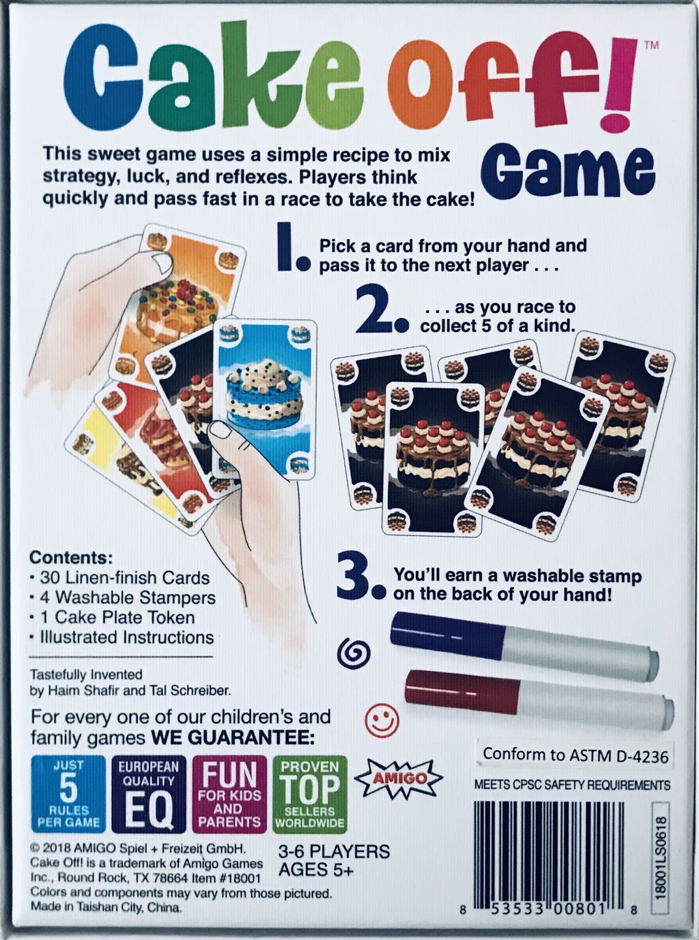 Cake Off!  (3-6) board game collectible [Barcode 853533008018] - Main Image 2