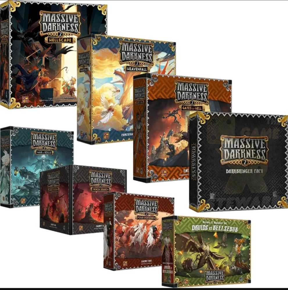 Massive Darkness 2 - Hellscape: Bling All-Pledge  (1-6) board game collectible - Main Image 3