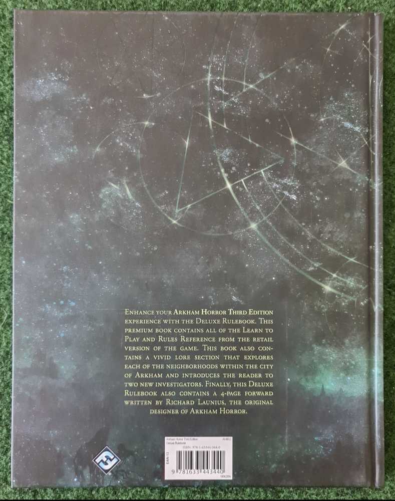 Arkham Horror (3rd Edition Deluxe) Rulebook  (1-6) board game collectible [Barcode 9781633443440] - Main Image 2