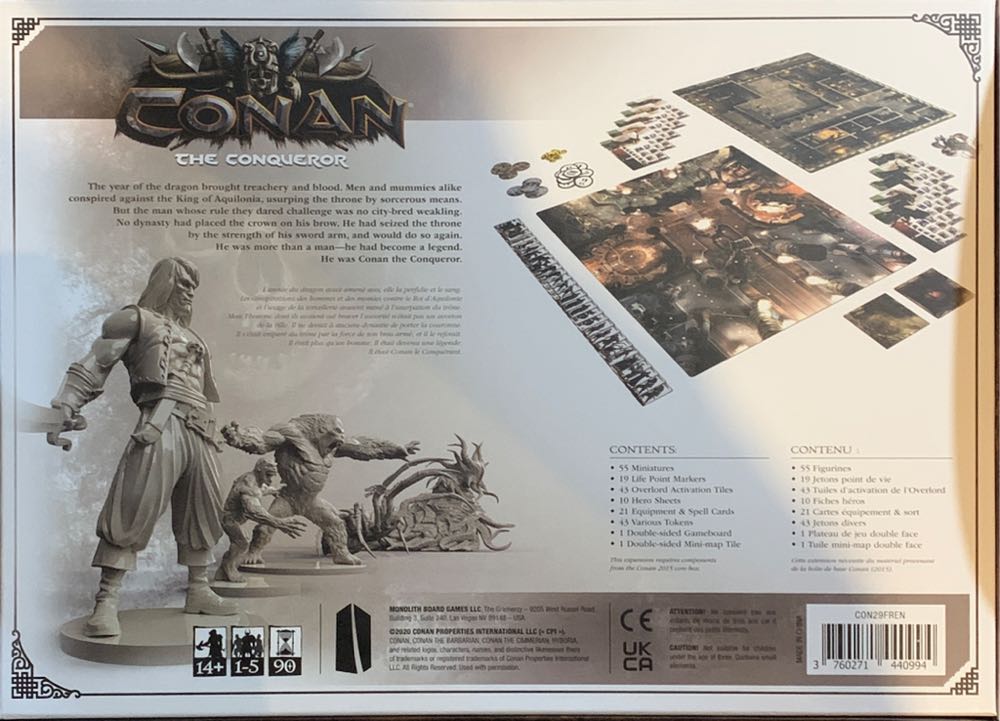 Conan: The Conqueror  board game collectible [Barcode 3760271440994] - Main Image 2