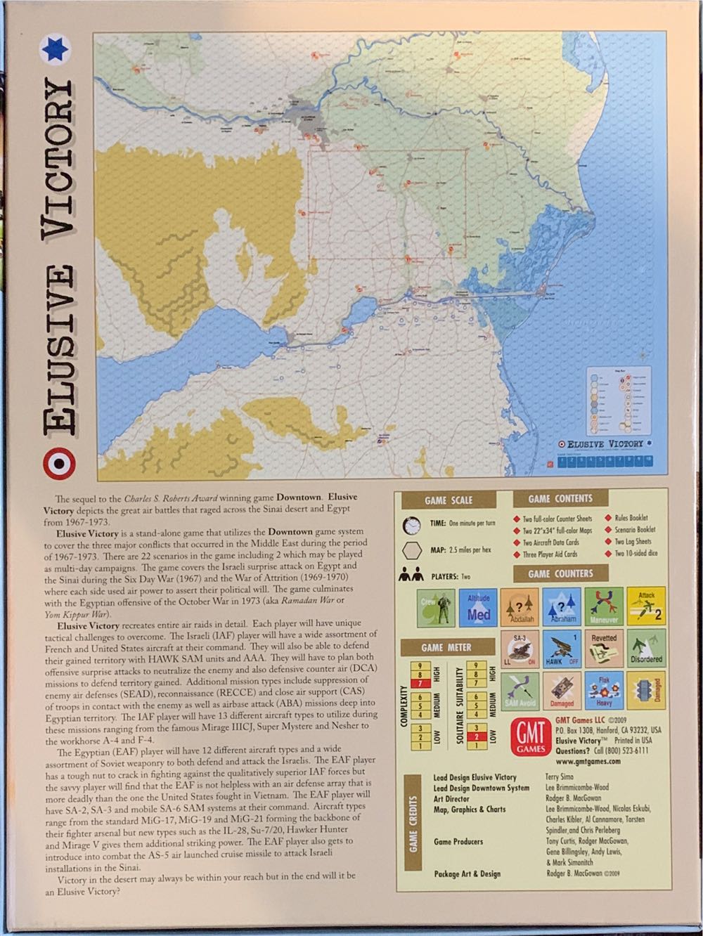 Elusive Victory: Air War over the Suez Canal, 1967 to 1973  (2) board game collectible - Main Image 2