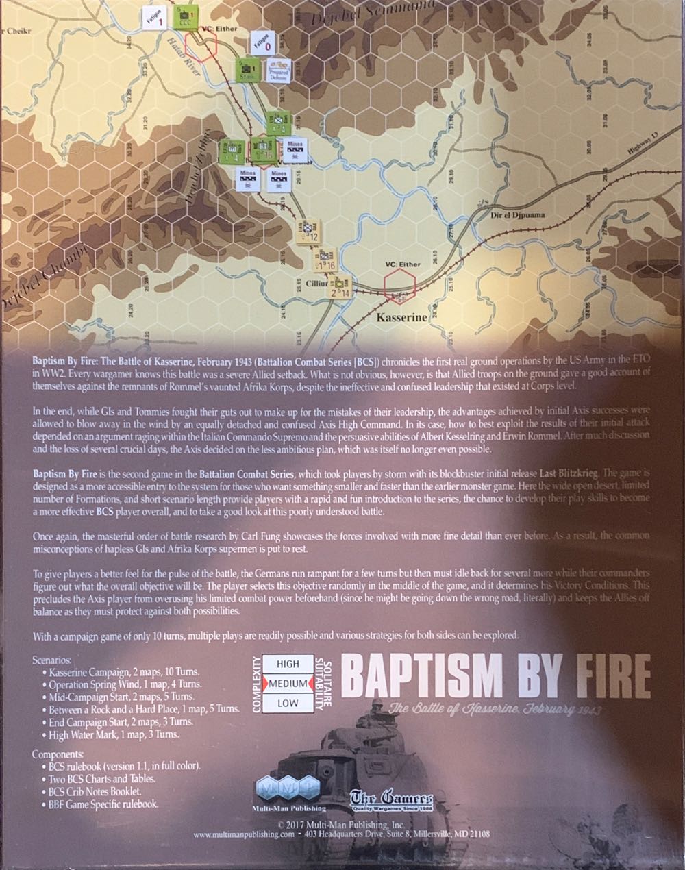 Baptism By Fire  (2) board game collectible - Main Image 2