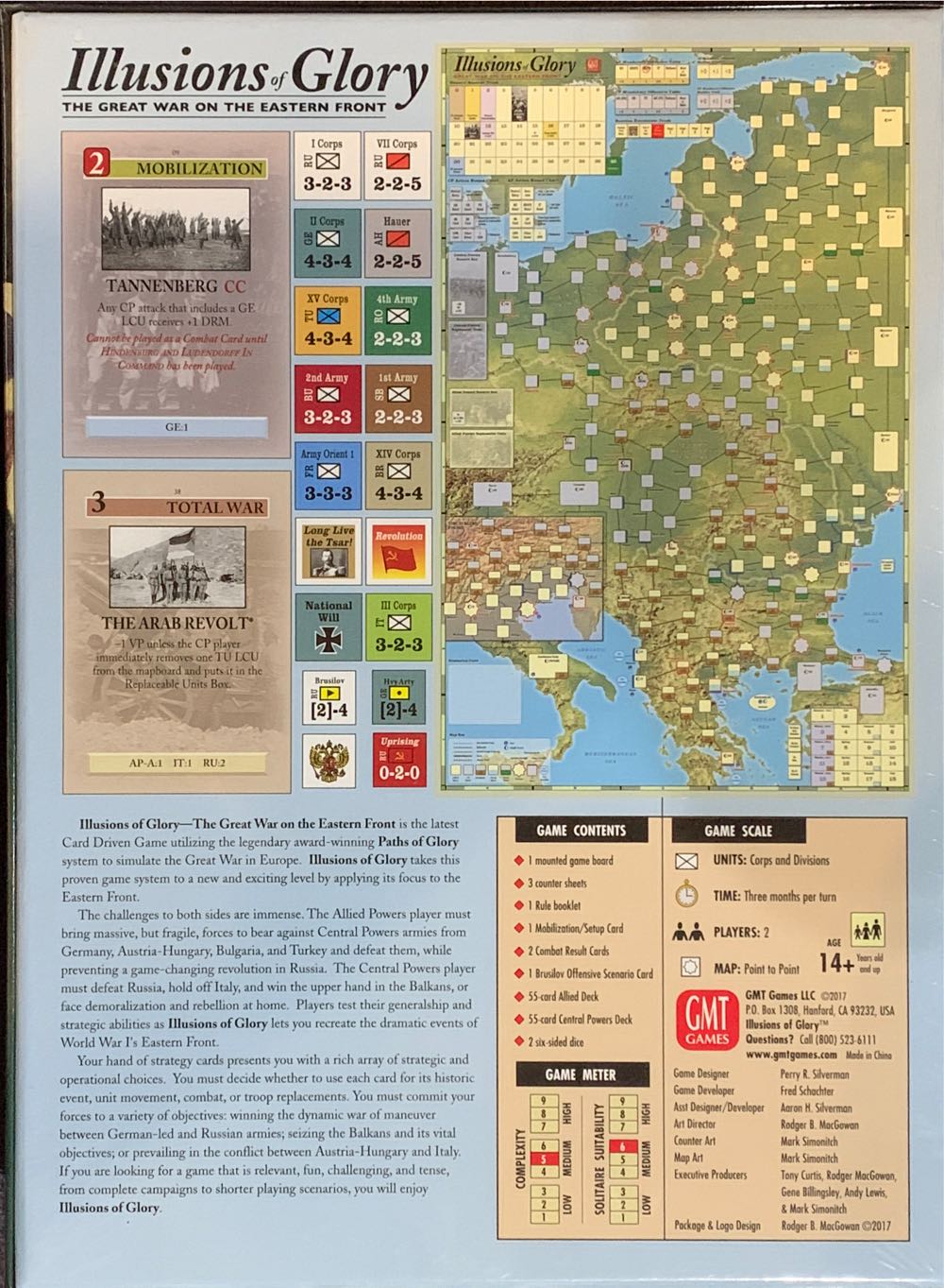 Illusions Of Glory: The Great War On The Eastern Front  (2) board game collectible [Barcode 817054011261] - Main Image 2