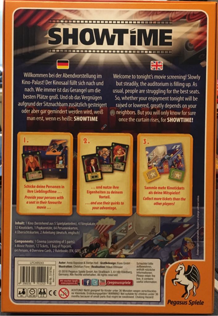 Showtime  (2-4) board game collectible - Main Image 2