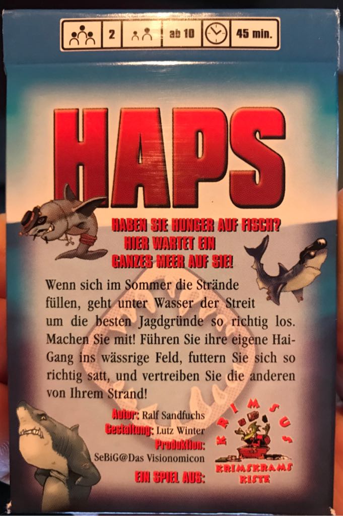 Haps  (2) board game collectible - Main Image 2