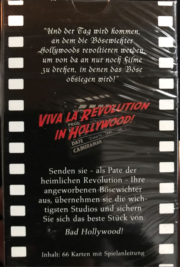 Bad Hollywood  (2-4) board game collectible - Main Image 2