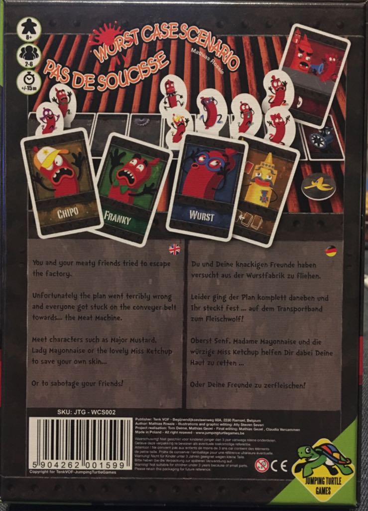 Wurst Case Scenario  (2-6) board game collectible - Main Image 2