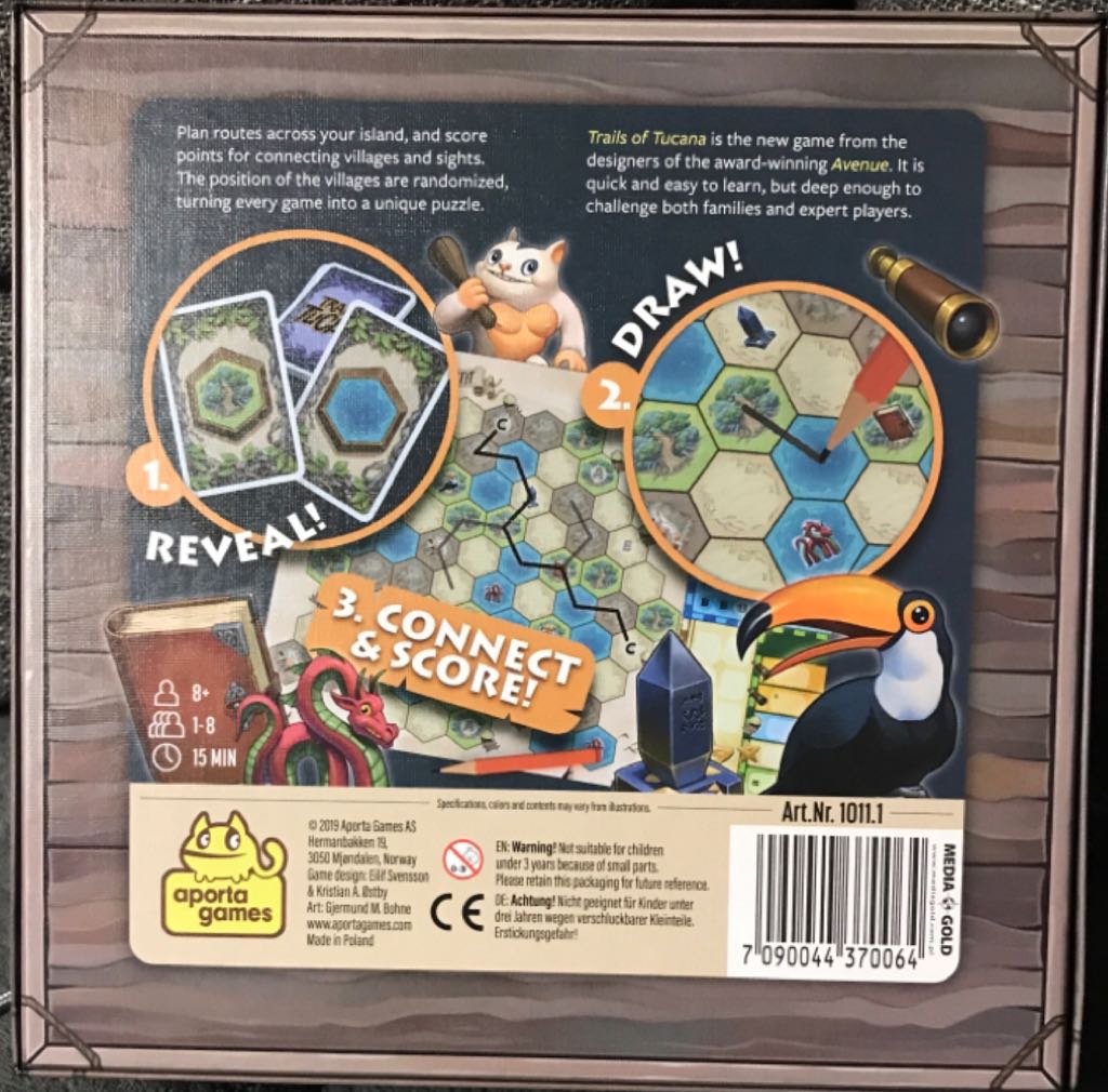 Trails Of Tucana  (1-8) board game collectible [Barcode 7090044370064] - Main Image 2