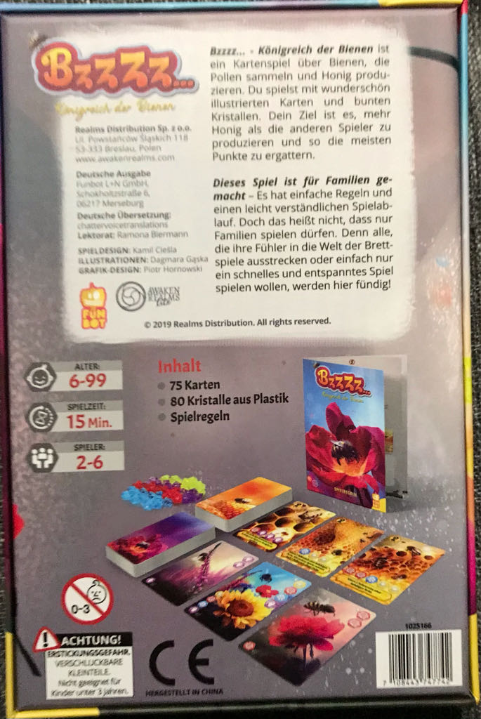 Bzzzz...  (2-6) board game collectible - Main Image 2