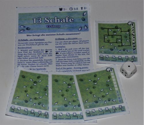 Volle Weide  (1-10) board game collectible - Main Image 2
