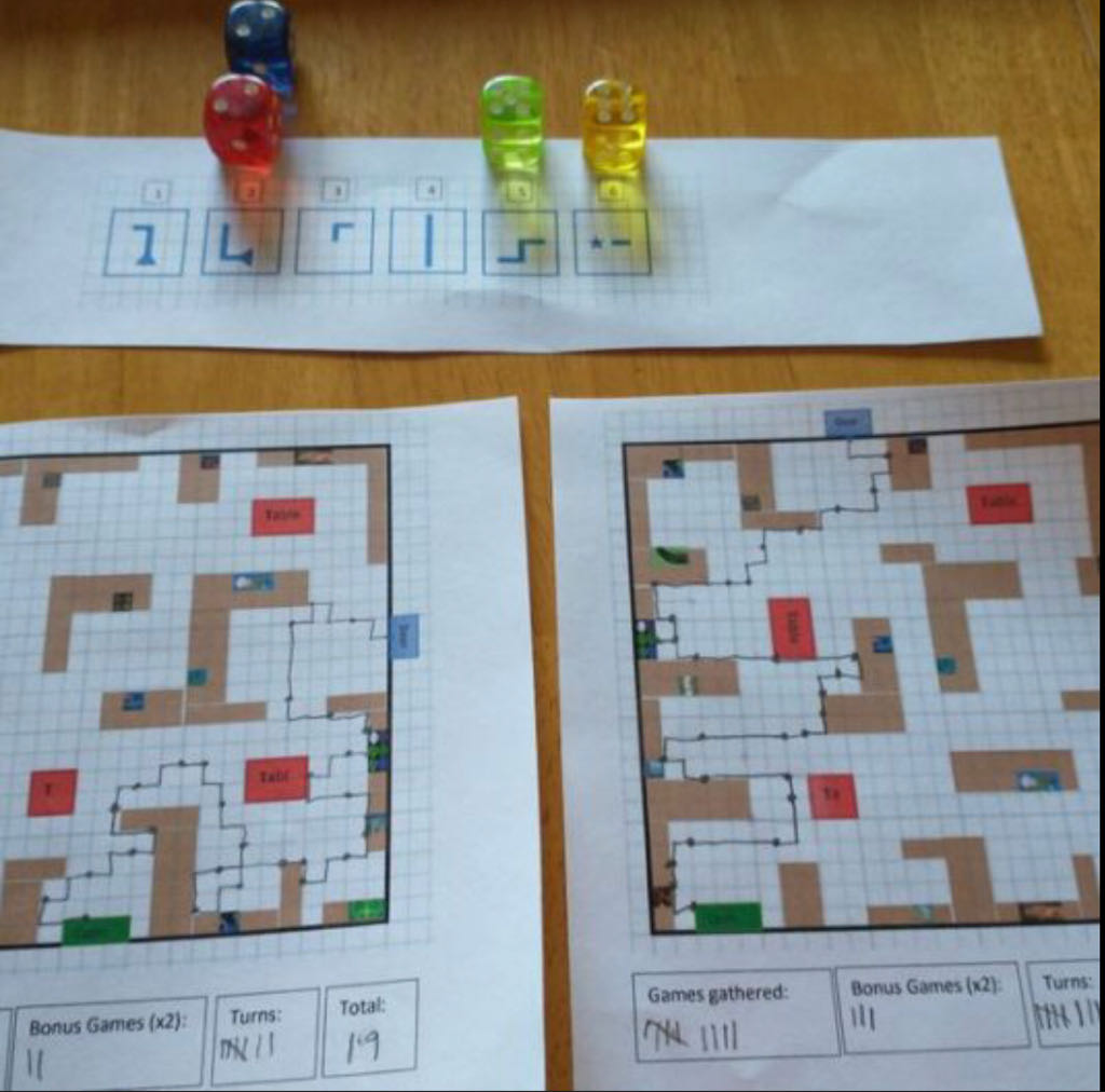 Game Store Races  (1-6) board game collectible - Main Image 2