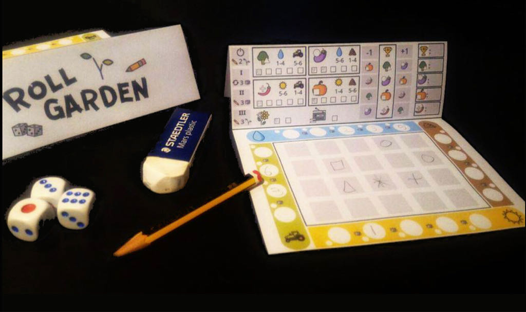 Roll Garden  (1-8) board game collectible - Main Image 2