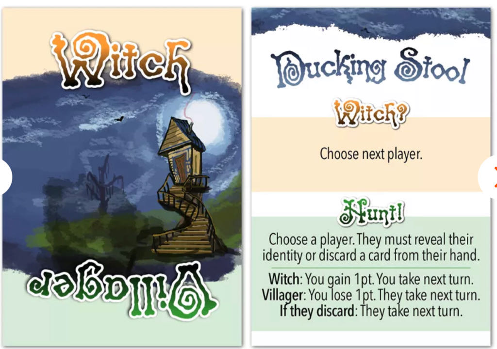 Witch Hunt  (3-6) board game collectible - Main Image 2