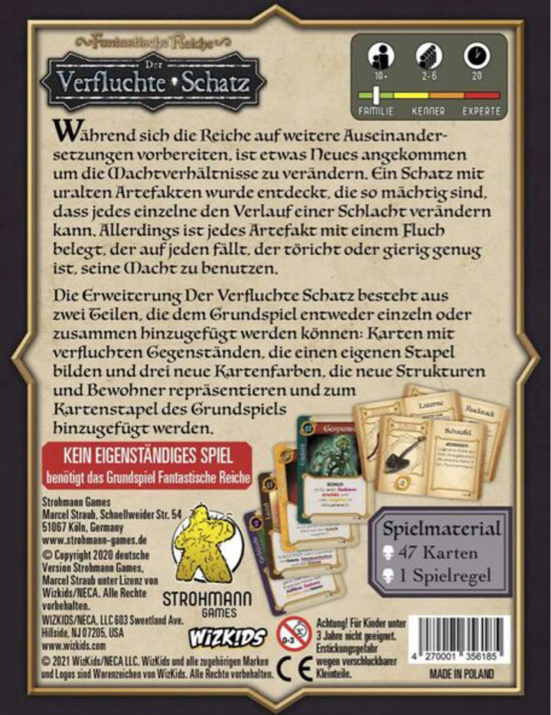 Fantastische Reiche, Der verfuchte Schatz  (3-6) board game collectible - Main Image 2
