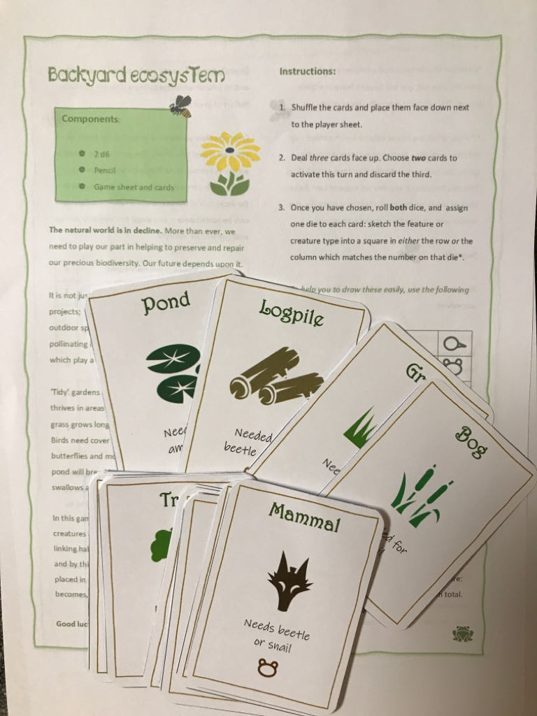 Backyard Ecosystem  (1-8) board game collectible - Main Image 2