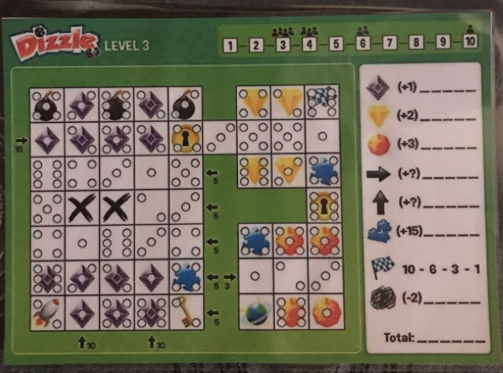 Dizzle Level 3  (1-4) board game collectible - Main Image 2
