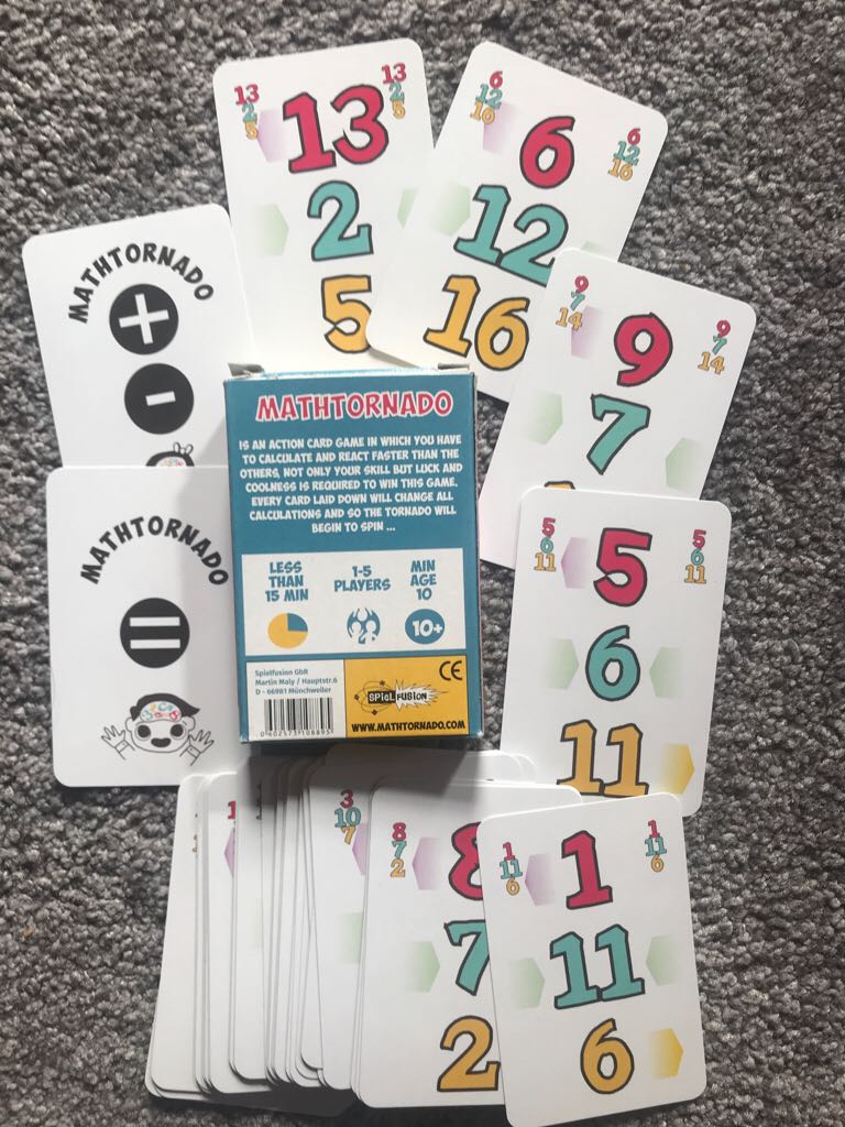 Math Tornado  (1-5) board game collectible - Main Image 2