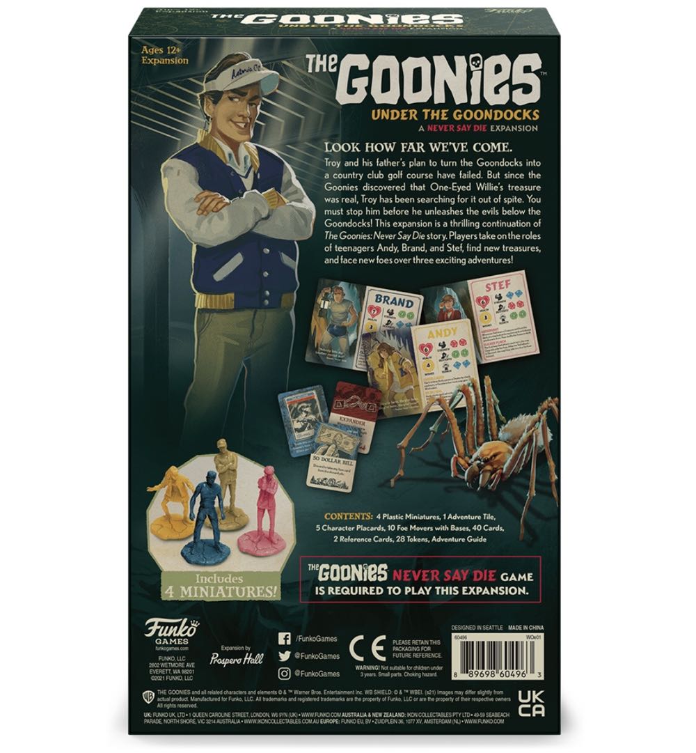 Goonies, The: Under The Goondocks  (2-5) board game collectible [Barcode 889698604963] - Main Image 3