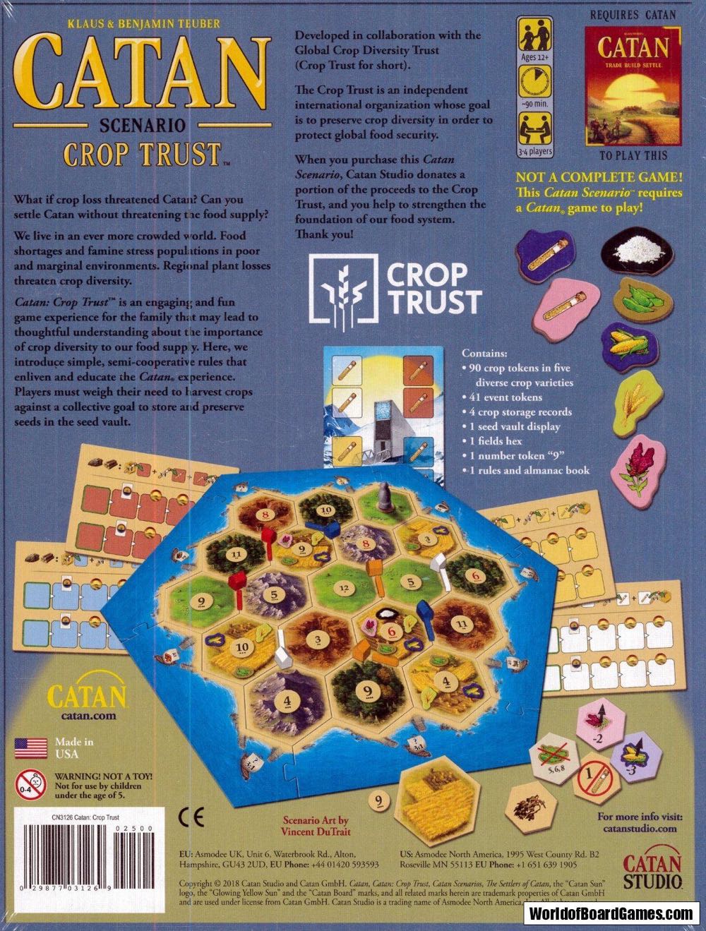 CATAN - Szenario „Crop Trust“  (3-4) board game collectible [Barcode 4002051564414] - Main Image 2