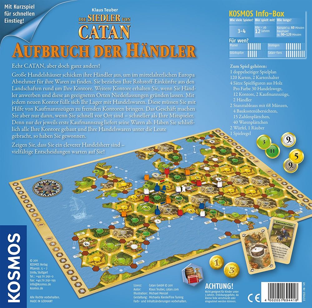 CATAN - Aufbruch der Händler  (3,4) board game collectible [Barcode 4002051694418] - Main Image 2