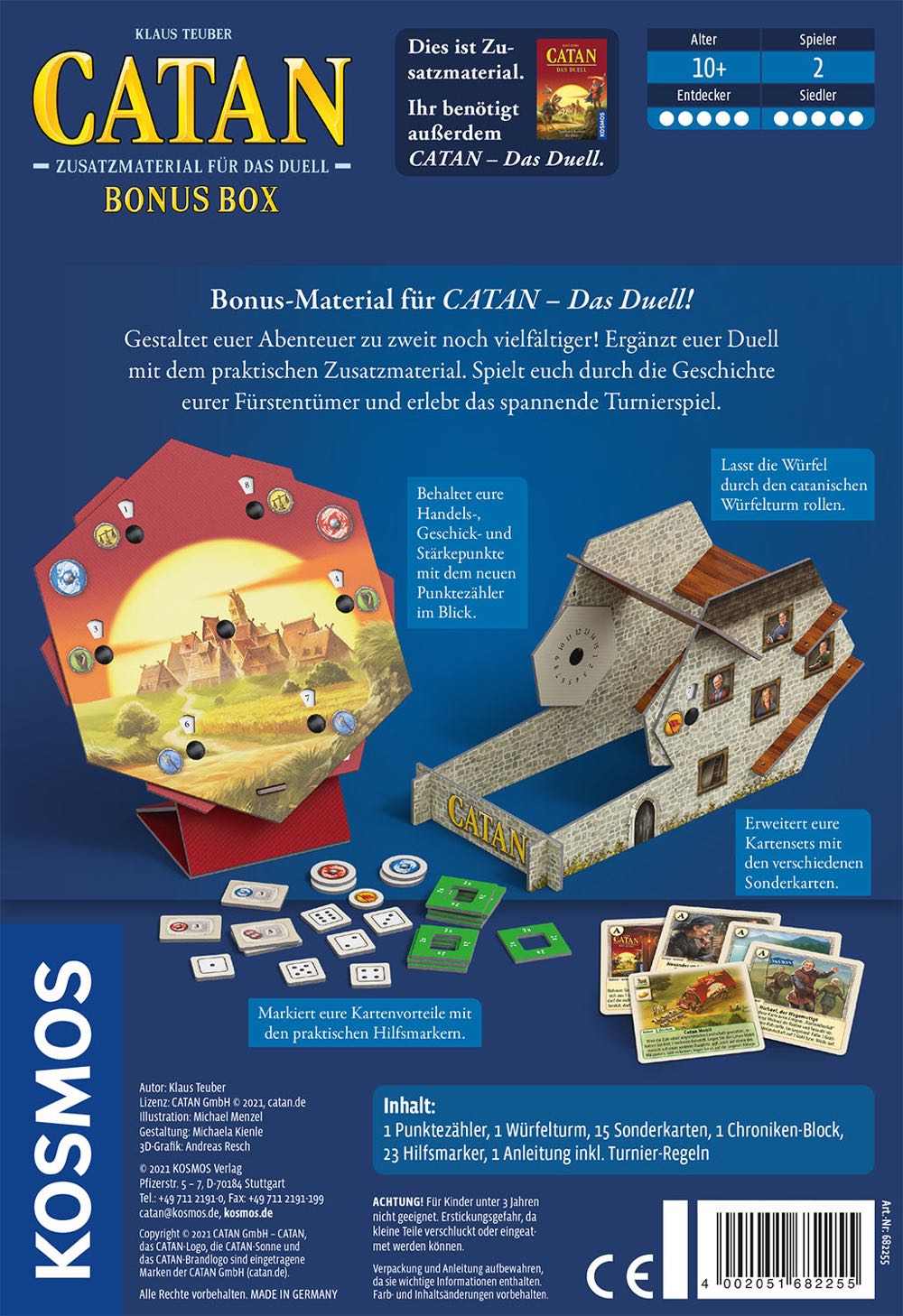 CATAN - Bonus Box - Zusatzmaterial für Das Duell  (2) board game collectible [Barcode 4002051682255] - Main Image 2