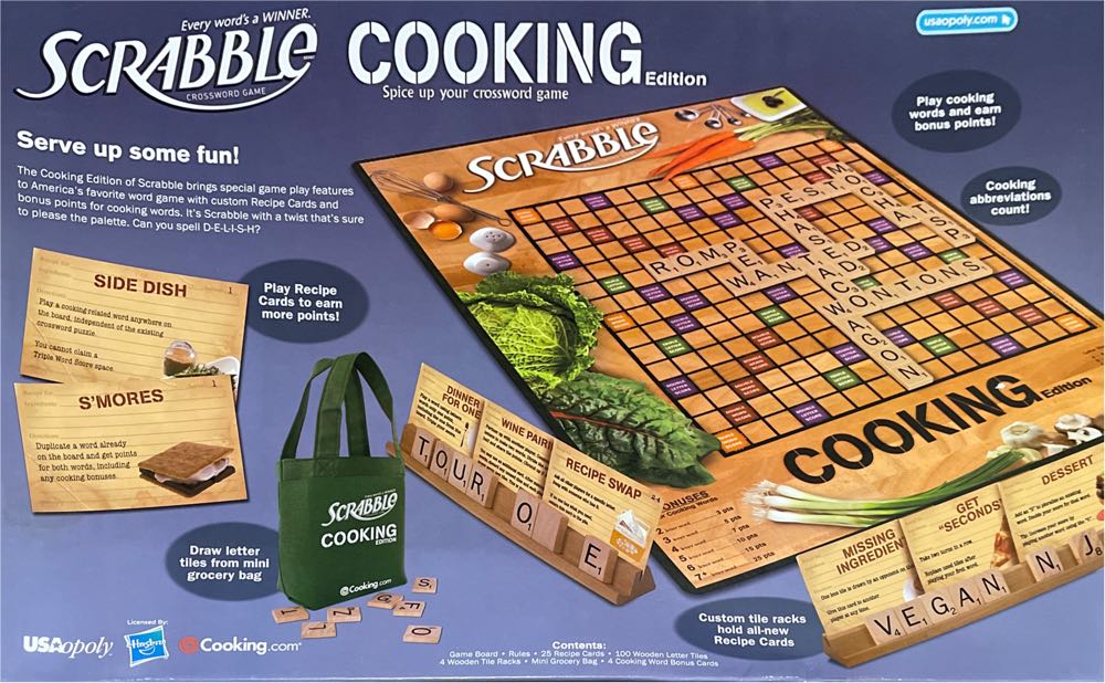 Scrabble: Cooking Edition  (2-4) board game collectible [Barcode 700304043849] - Main Image 2