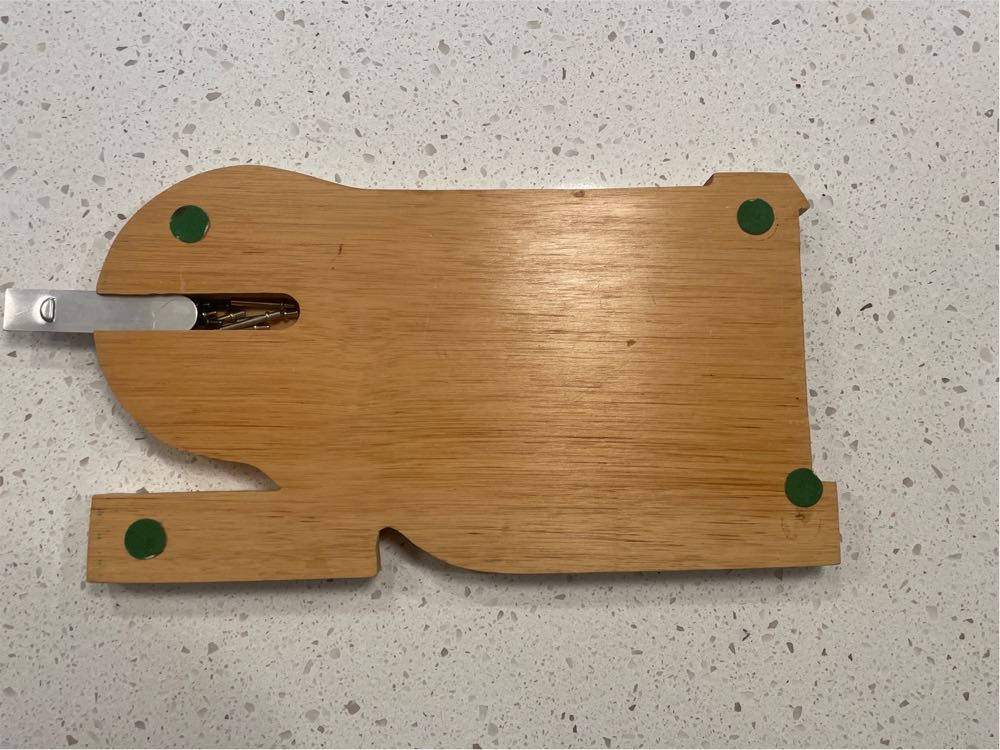 John N Hansen CO. 15-2 Cribbage Board  (3 Player Once Around) board game collectible - Main Image 2