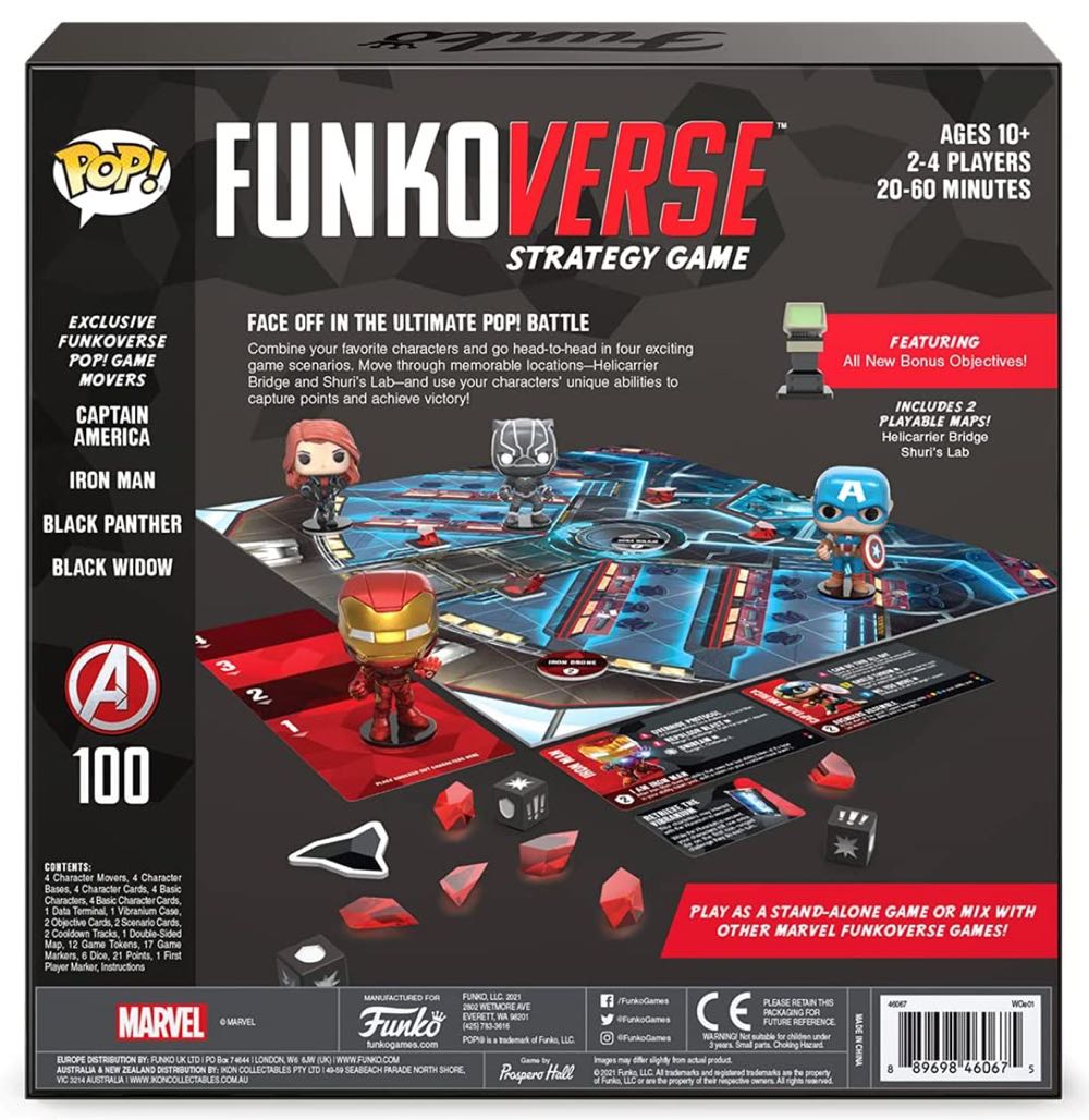 Funkoverse: Marvel 100  (2-4) board game collectible [Barcode 889698460675] - Main Image 2