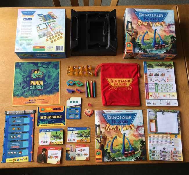 Dinosaur Island: Rawr N Write  (2-4) board game collectible [Barcode 854382007955] - Main Image 4