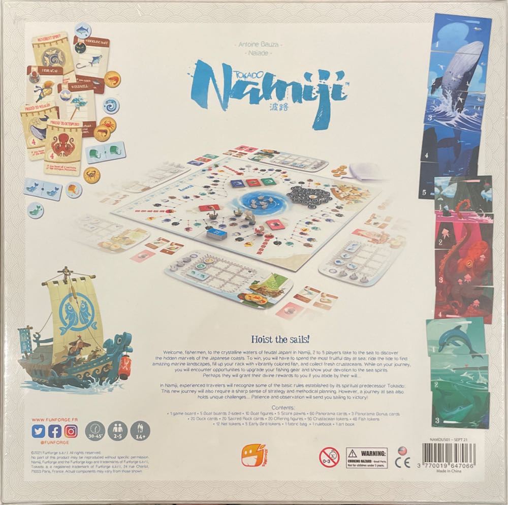 Tokaido: Namiji - KS Deluxe Edition  (2-5) board game collectible [Barcode 3770019647066] - Main Image 2