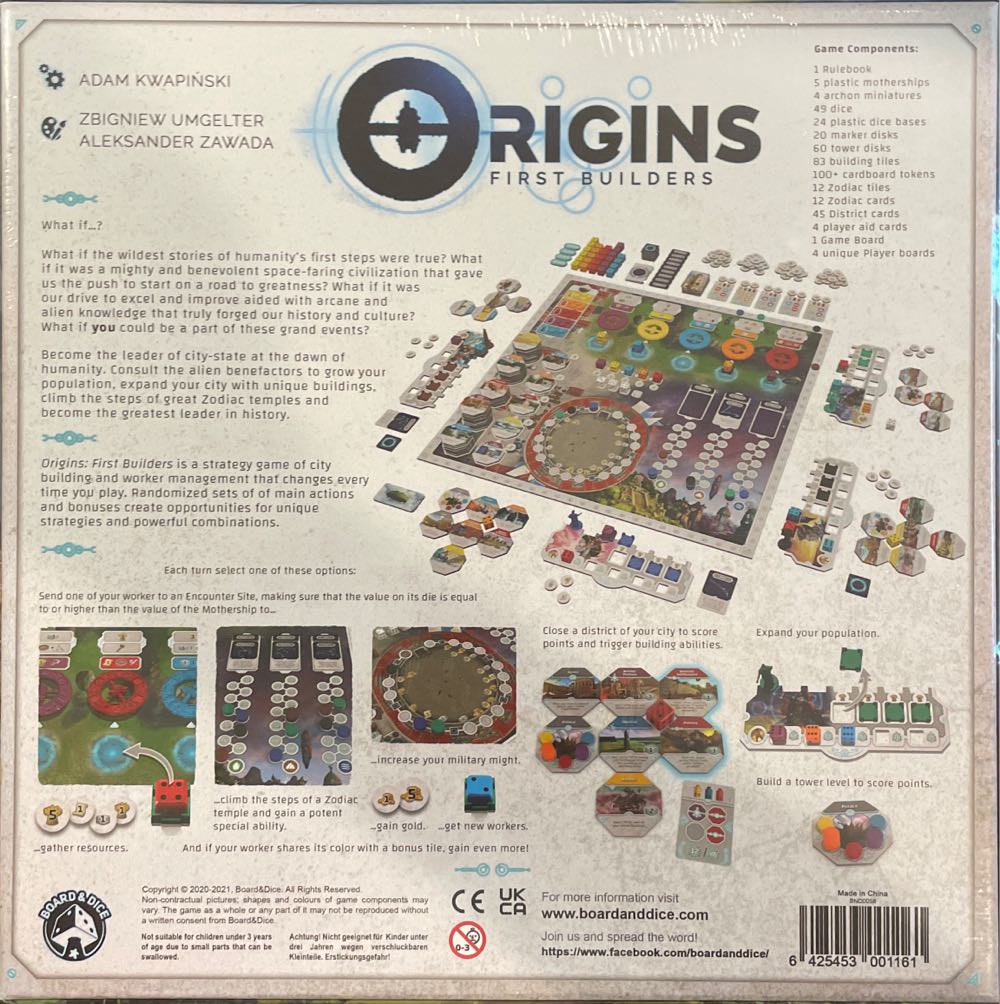 Origins: First Builders  (1-4) board game collectible [Barcode 6425453001161] - Main Image 2