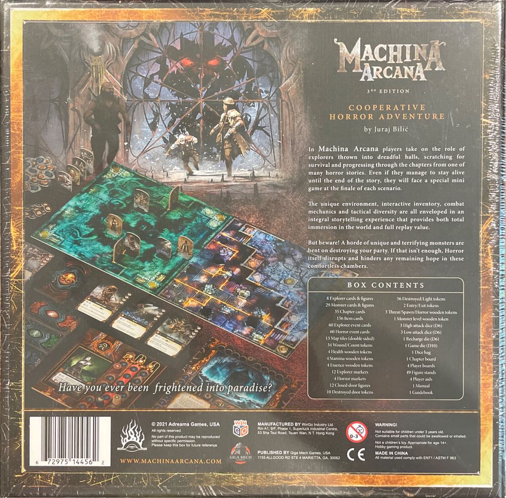 Machina Arcana: 3rd Edition  (1-4) board game collectible [Barcode 672975144562] - Main Image 2