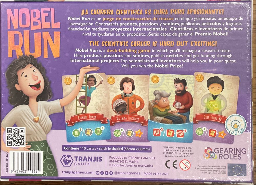 Nobel Run  (1-4) board game collectible [Barcode 8425402449264] - Main Image 2