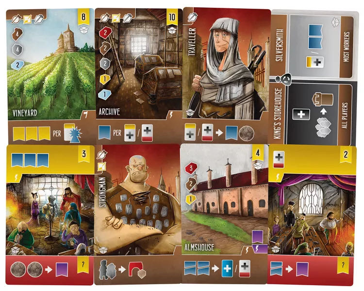 Architects of the West Kingdom: Collector’s Box  (1-5) board game collectible [Barcode 794712385219] - Main Image 4