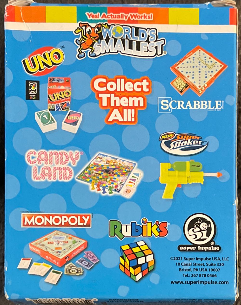 Worlds Smallest Uno 50 Years  (2+) board game collectible - Main Image 2