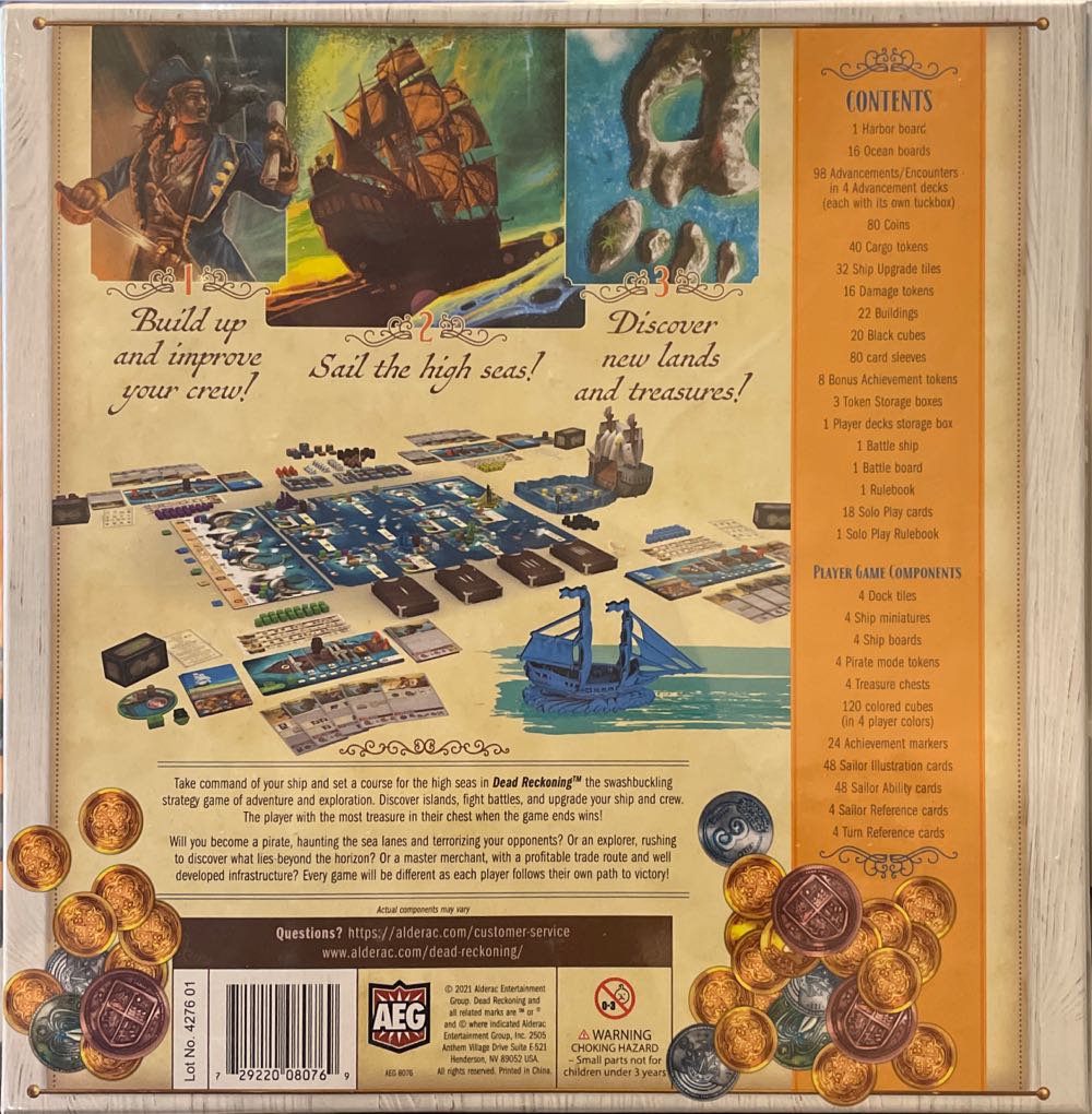 Dead Reckoning  (1-4) board game collectible [Barcode 729220080769] - Main Image 2