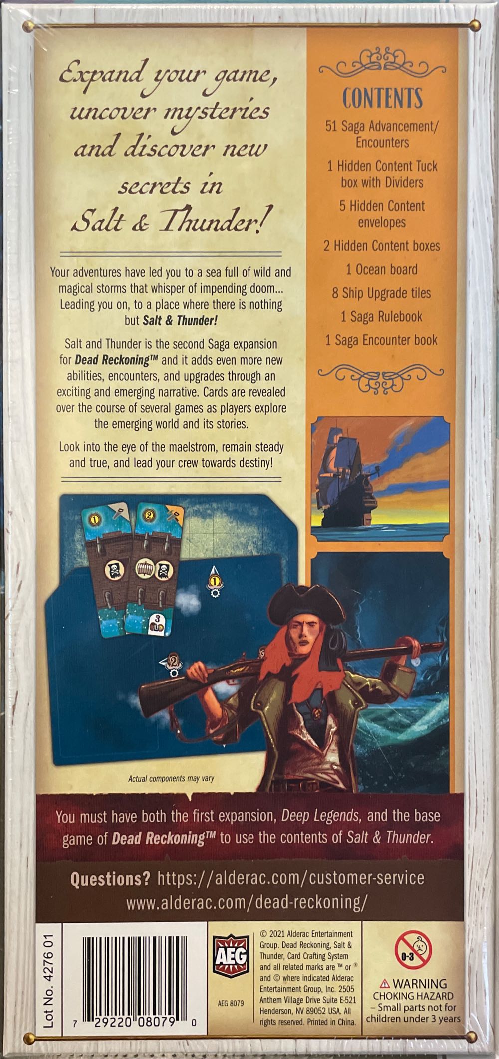 Dead Reckoning: Salt & Thunder  board game collectible [Barcode 729220080790] - Main Image 2