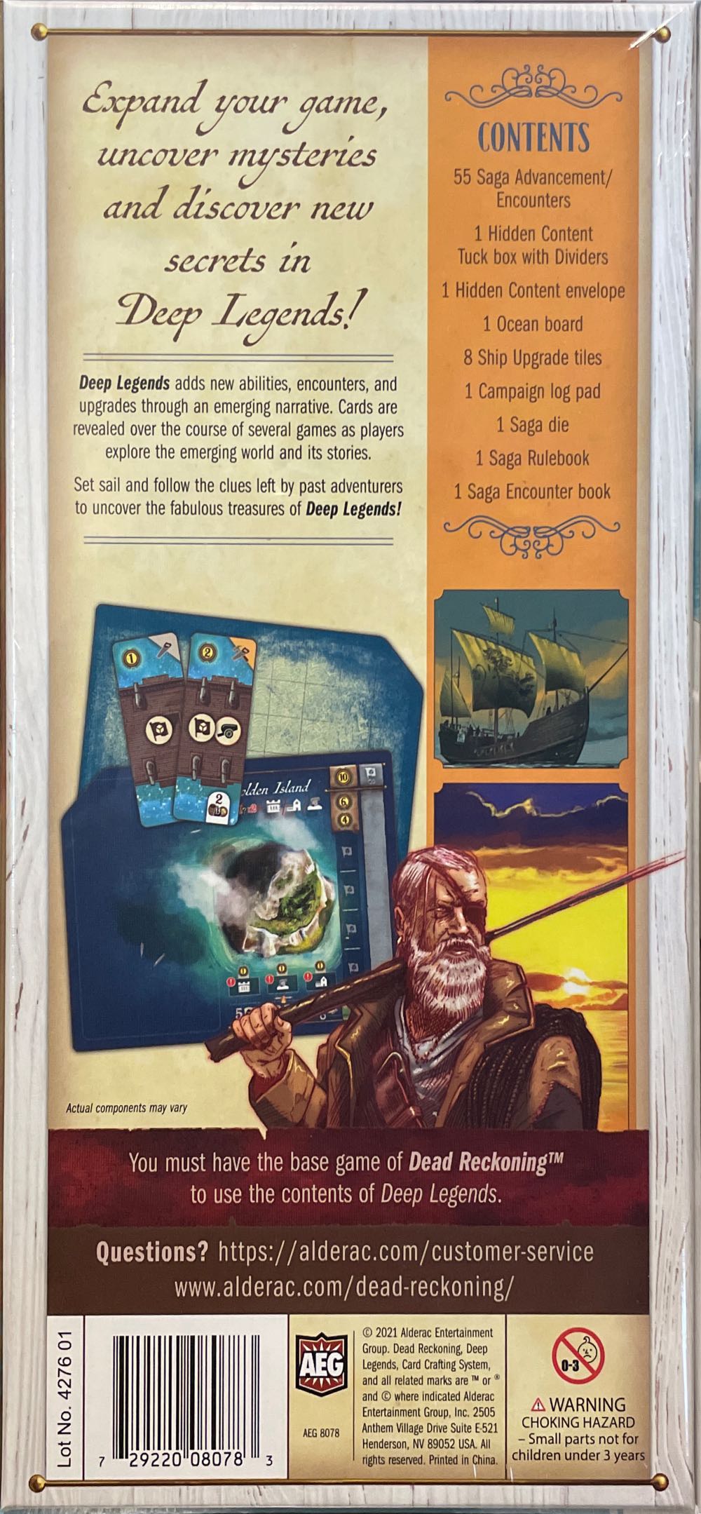 Dead Reckoning: Deep Legends  board game collectible [Barcode 729220080783] - Main Image 2