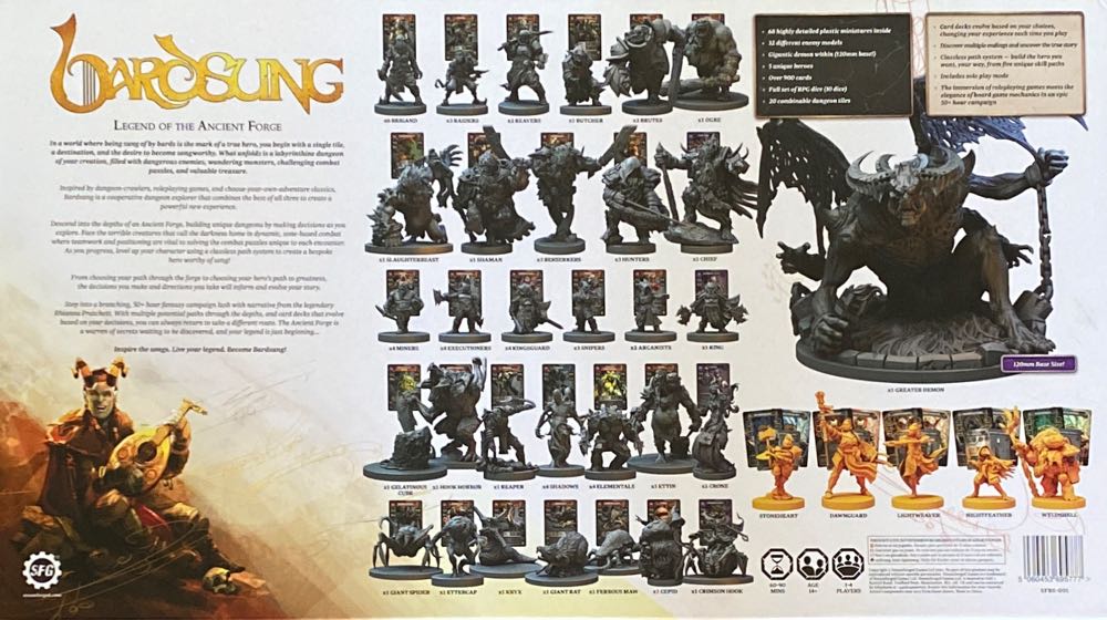 Bardsung: Legend of the Ancient Forge  (1-5) board game collectible [Barcode 5060453695777] - Main Image 2