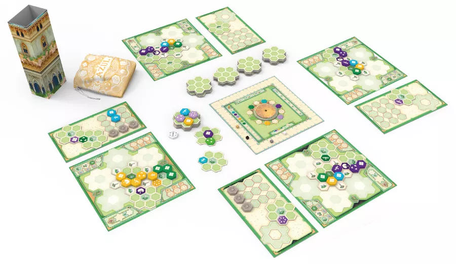 Azul: Queen’s Garden  (2-4) board game collectible [Barcode 826956600909] - Main Image 3