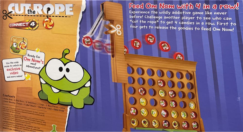 Connect 4: Cut The Rope  (2) board game collectible [Barcode 653569795070] - Main Image 2