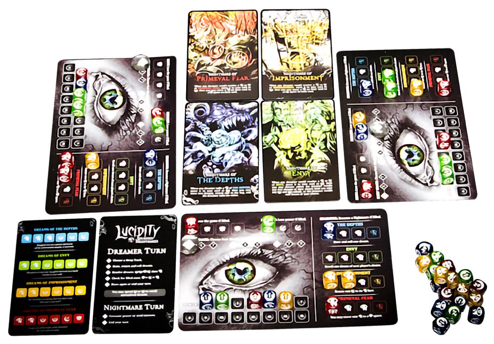 Lucidity: Six-Sided Nightmares  (1-4) board game collectible - Main Image 2