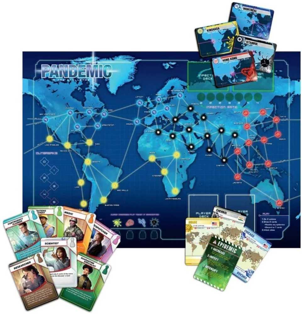 Pandemic  (2-4) board game collectible - Main Image 3
