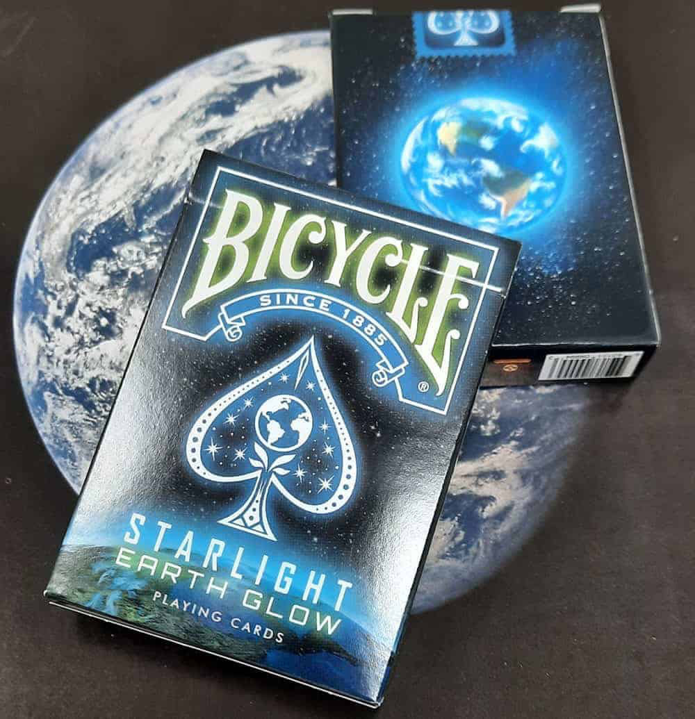 Bicycle Starlight Earth Glow Playing Cards  board game collectible [Barcode 663151099943] - Main Image 2