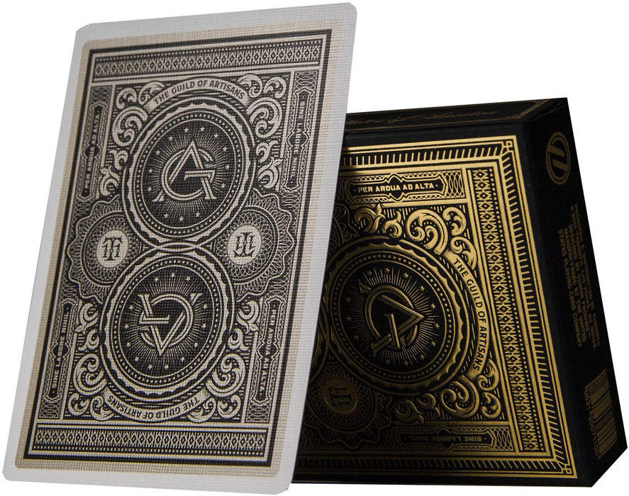 “Artisans” (Black Edition) - Theory11 Playing Card Deck  (1+) board game collectible [Barcode 702921431801] - Main Image 4